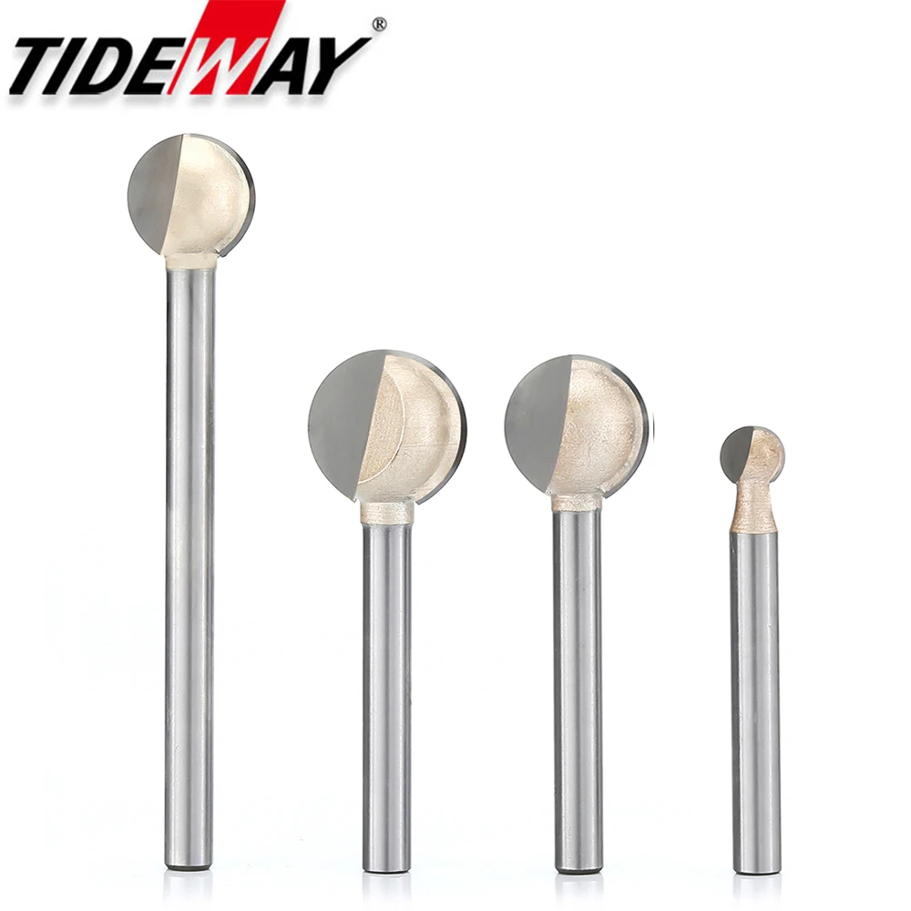 Router Trim Base - Tideway 3mm 6mm 생크 볼 코