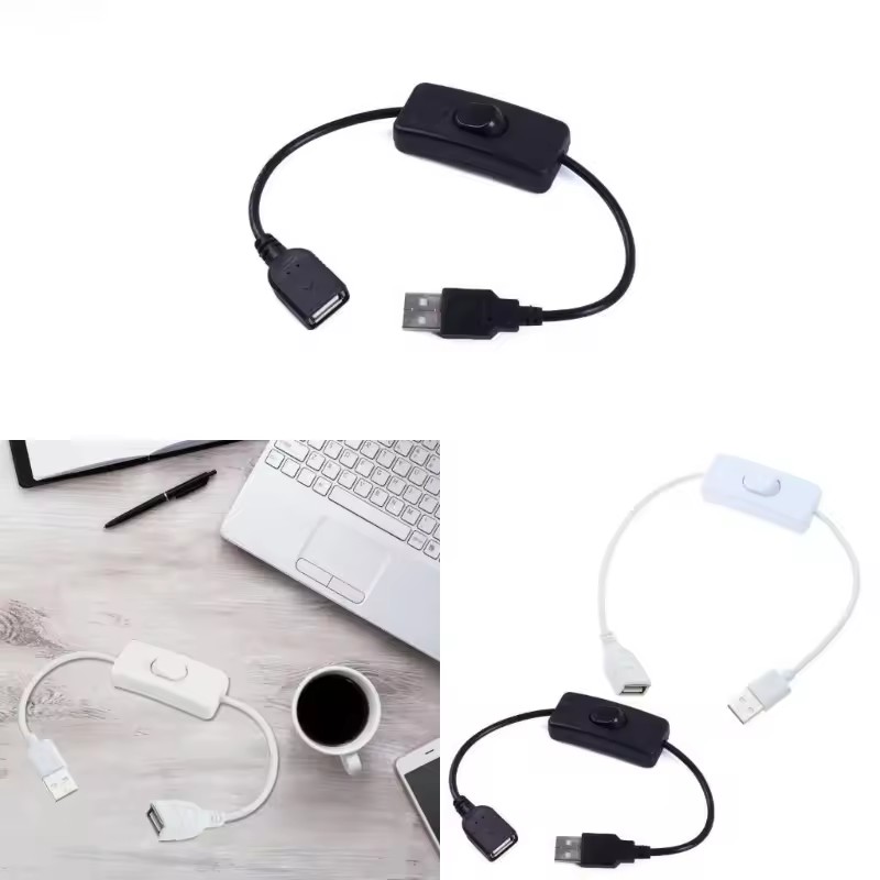Power Tools Extension - 1-5개 28cm USB 케이블(스위치 ON/OFF 포함)
