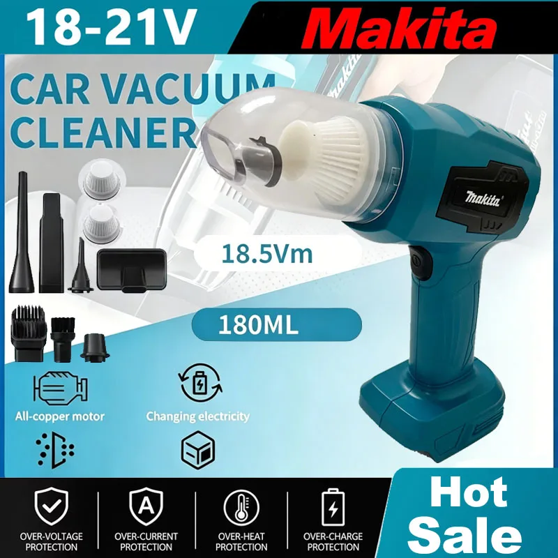 Power Tools Vacuum - 마키타 무선 미니 차량용 청소기 다기능