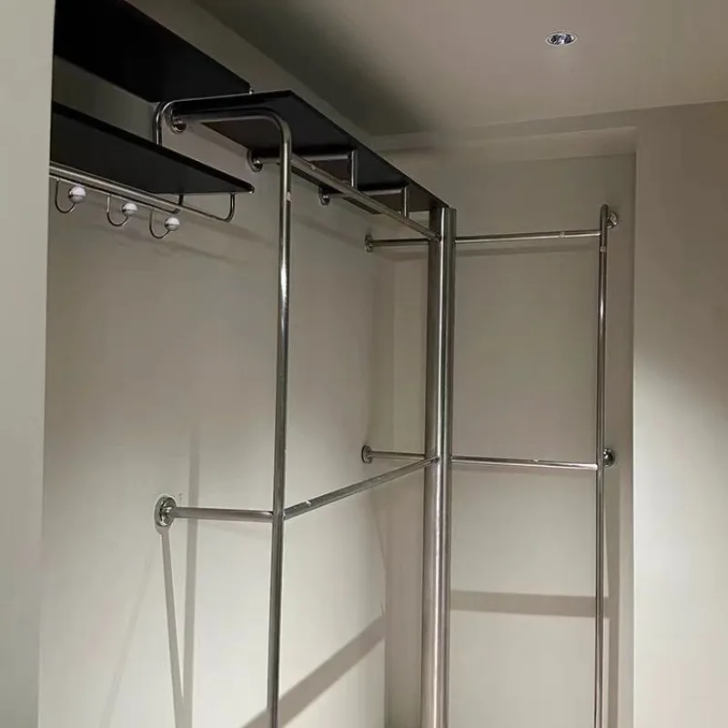 스테인리스 스틸 브러쉬드 의류 진열대, 옷방, 코트 걸 - Power Tools Display Rack 리뷰 및 가격