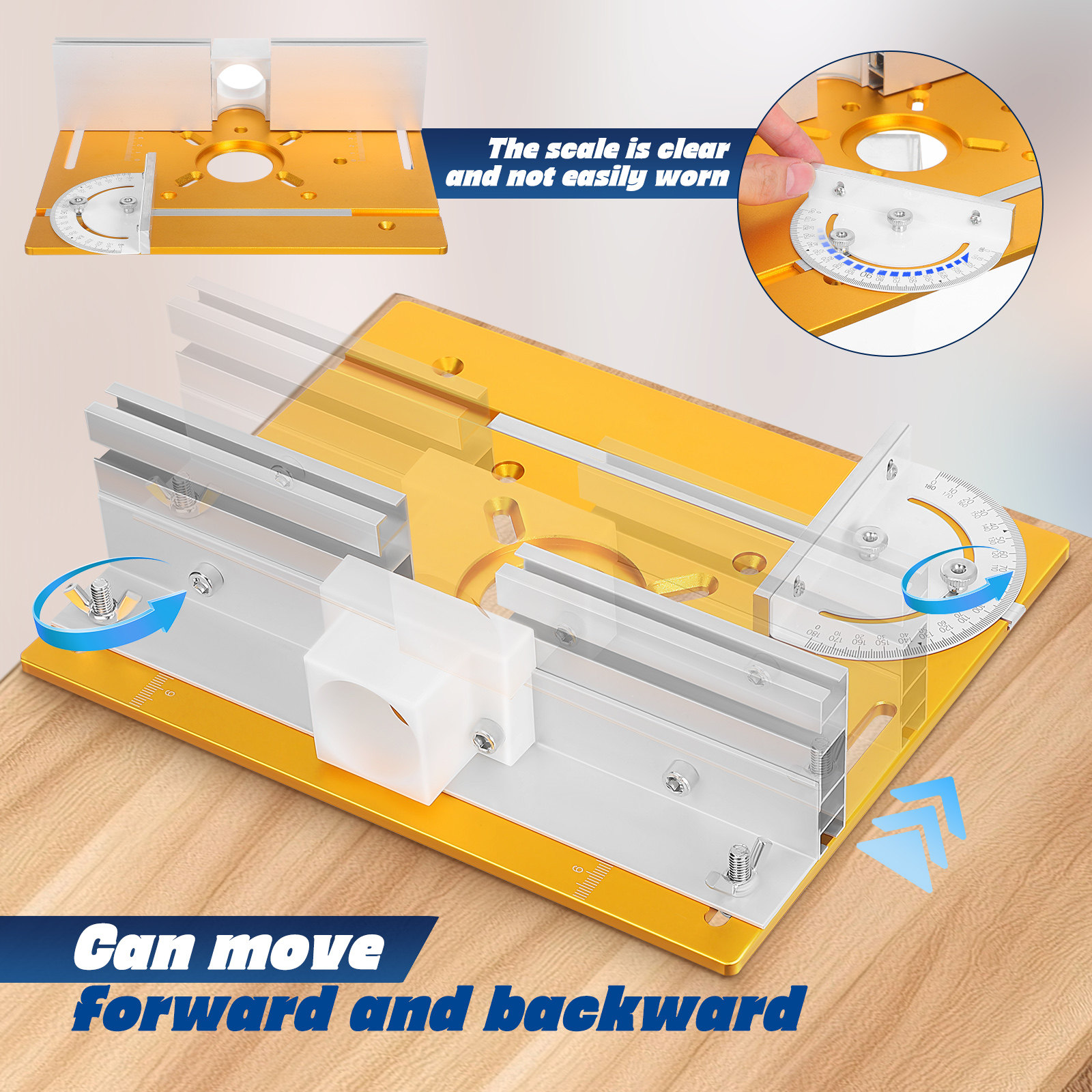 1세트 알루미늄 합금 라우터 테이블 삽입판, 목공 작업 - Router Trim Base 리뷰 및 가격