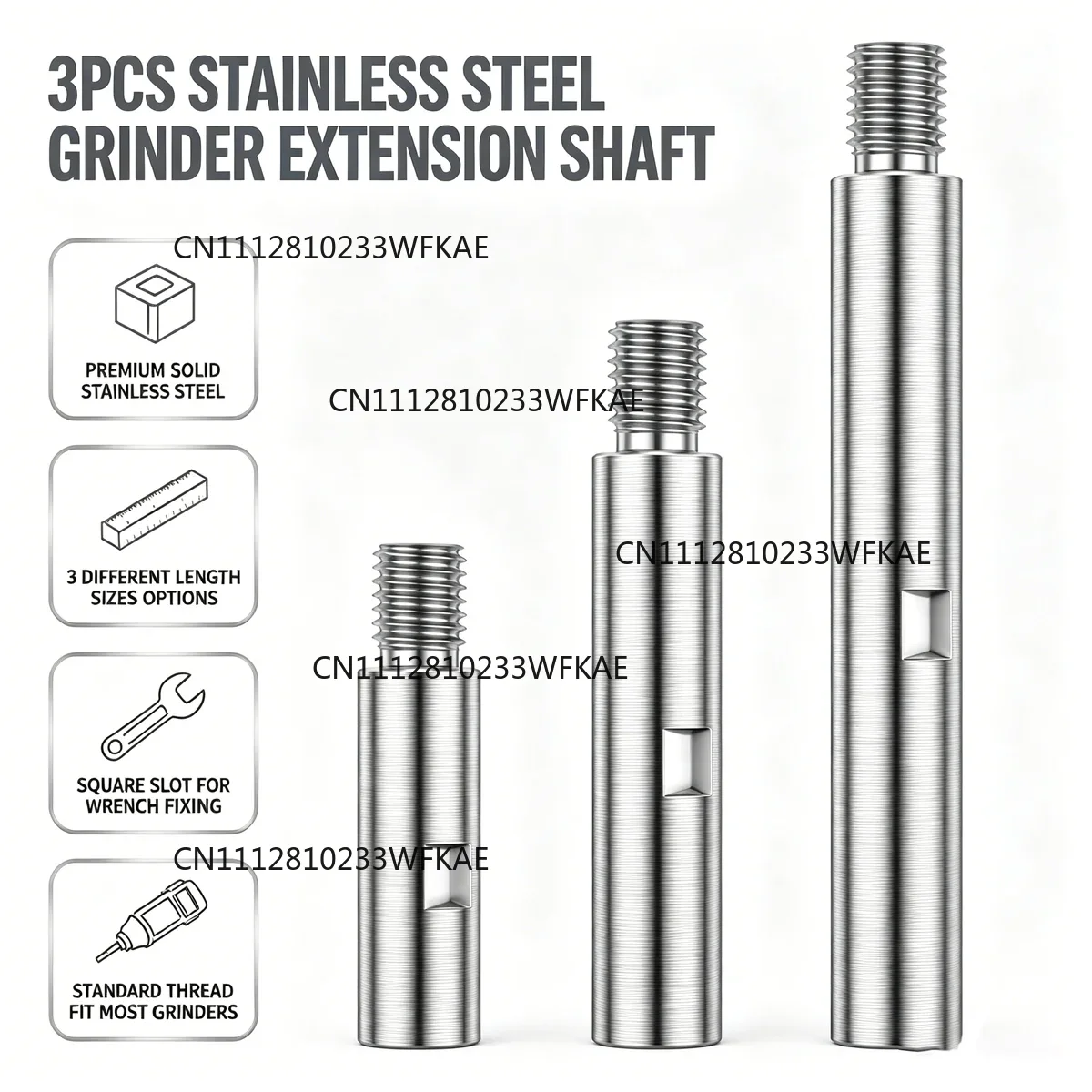 3개/9개 세트, M14 연장축, 각도 연삭기용, 75 - Power Tools Extension 리뷰 및 가격