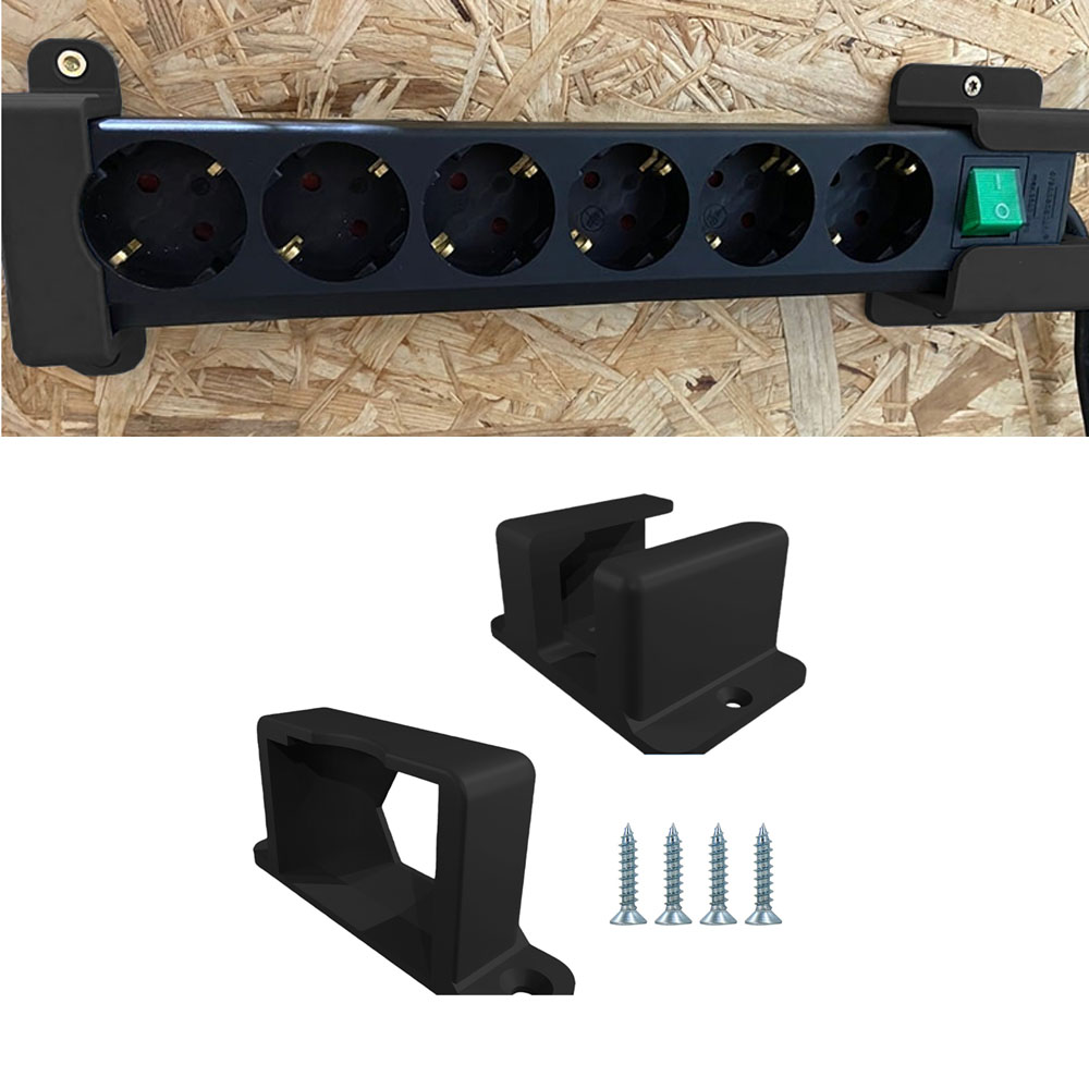 4개의 나사가 있는 전원 스트립 브래킷 케이블 관리 데 - Power Tools Display Rack 리뷰 및 가격