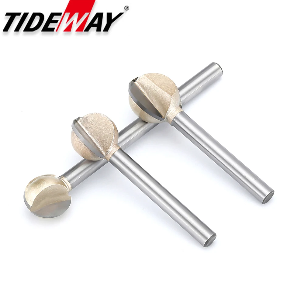 Tideway 3mm 6mm 생크 볼 코 라운드 조각  - Router Trim Base 리뷰 및 가격