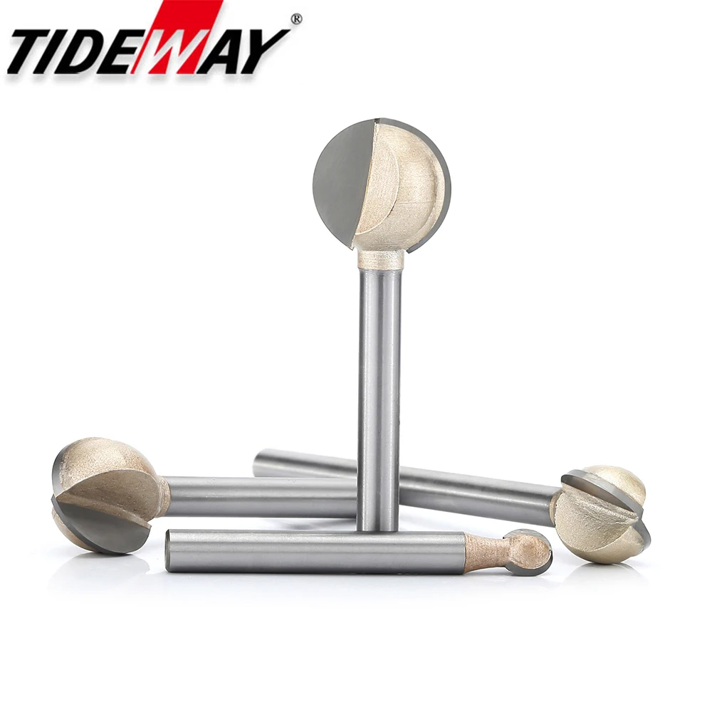 Tideway 3mm 6mm 생크 볼 코 라운드 조각  - Router Trim Base 리뷰 및 가격