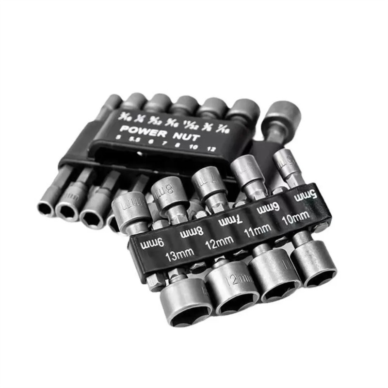 9/14Pcs 세트 소켓 렌치 전원 드릴 비트 너트 드 - Power Tools Extension 리뷰 및 가격